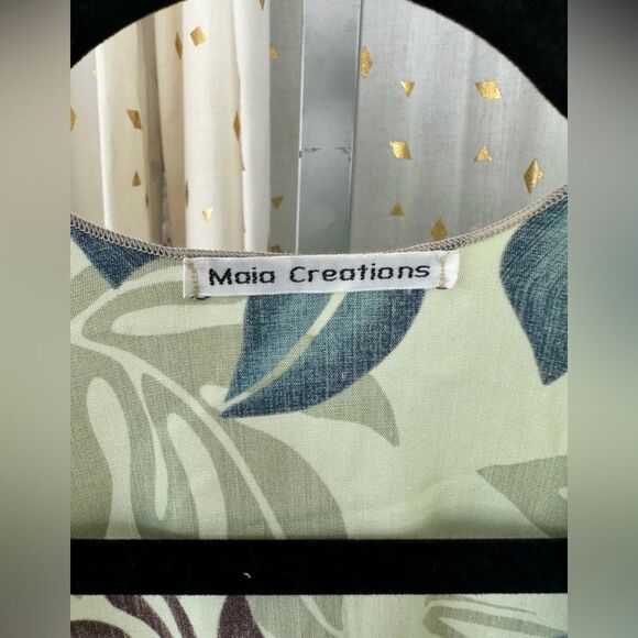 Maia Creations Hawaiian Tropical Floral Print Open Kimono Cover Up One Size Plus - Picture 5 of 5